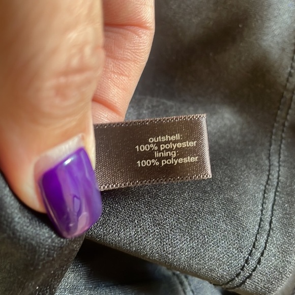 EXPRESS formal / evening cocktail black sequins dress cap sleeve lined SM - Picture 10 of 11